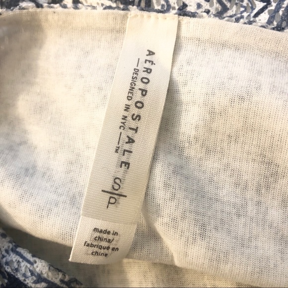 Aeropostale blue/white apron dress size(S) - Picture 4 of 4